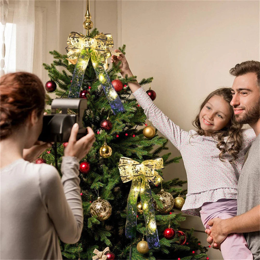 Luces navideñas para interiores, con luces, accesorios para árbol, decoración para Navidad .